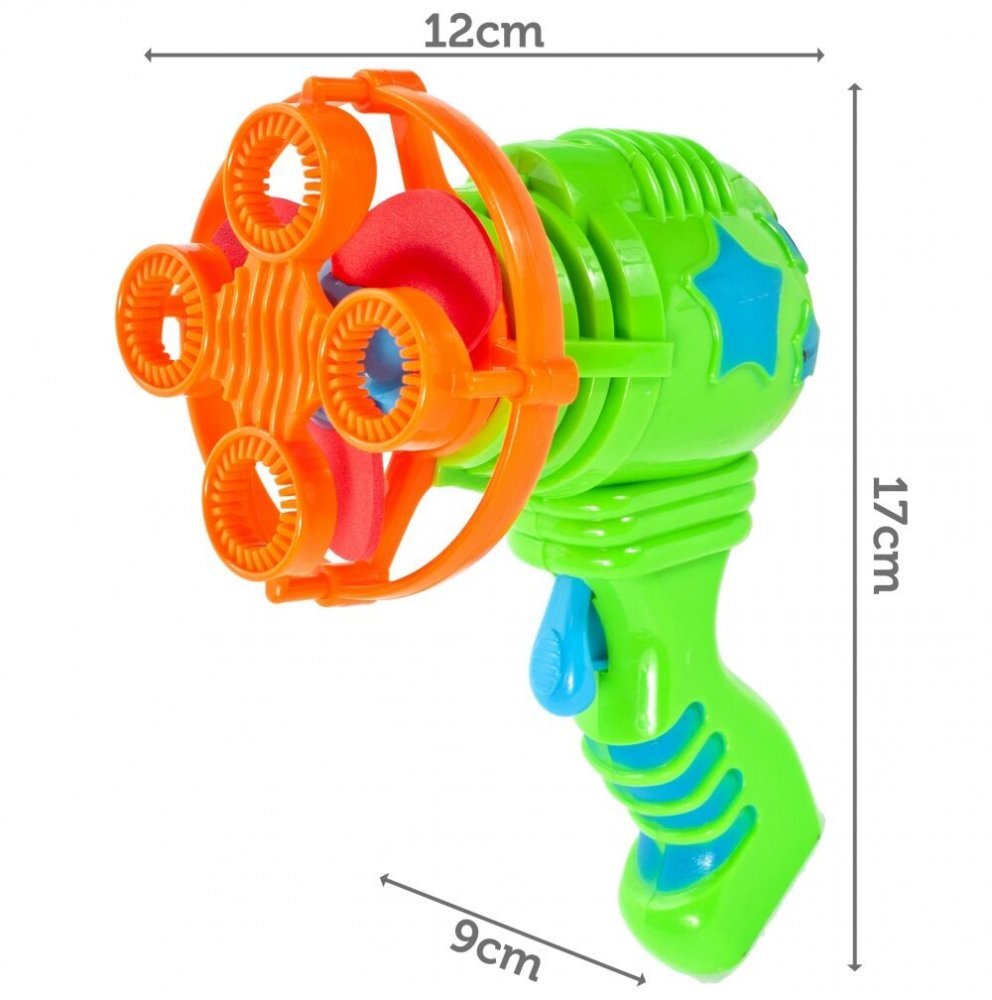 MalPlay Pistol cu baloane de sapun Bubble Gun Green