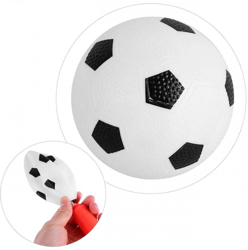 MalPlay Poarta de fotbal 2 in 1 pentru copii cu minge si pompa incluse dimensiune 62.5 x 50.5 x 38 cm
