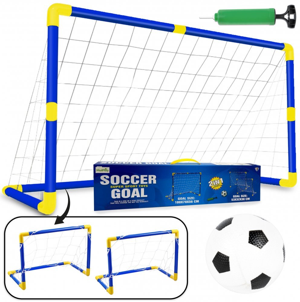 MalPlay Poarta de fotbal cu minge si pompa Soccer Goal