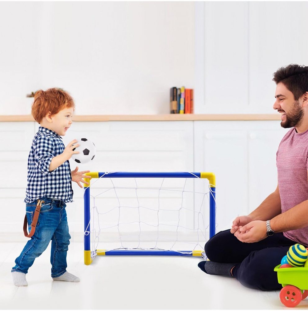 MalPlay Poarta de fotbal cu minge si pompa Soccer Goal