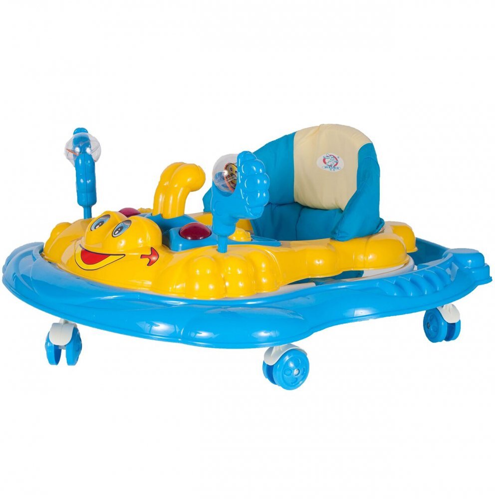MalPlay Premergator cu sunete si lumini Crab YellowBlue