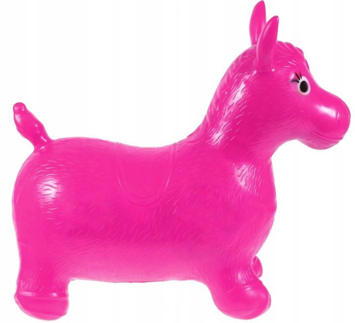 MalPlay Saritor gonflabil Ponei Pink cu pompa inclusa cauciuc durabil greutate admisa 40 kg