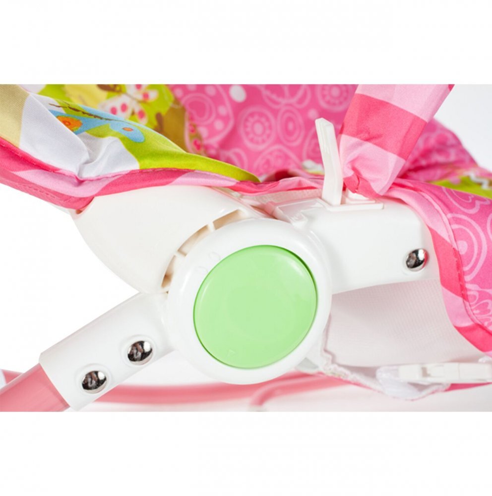 MalPlay Scaun balansoar pentru copii cu vibratii 3 in 1 Pink