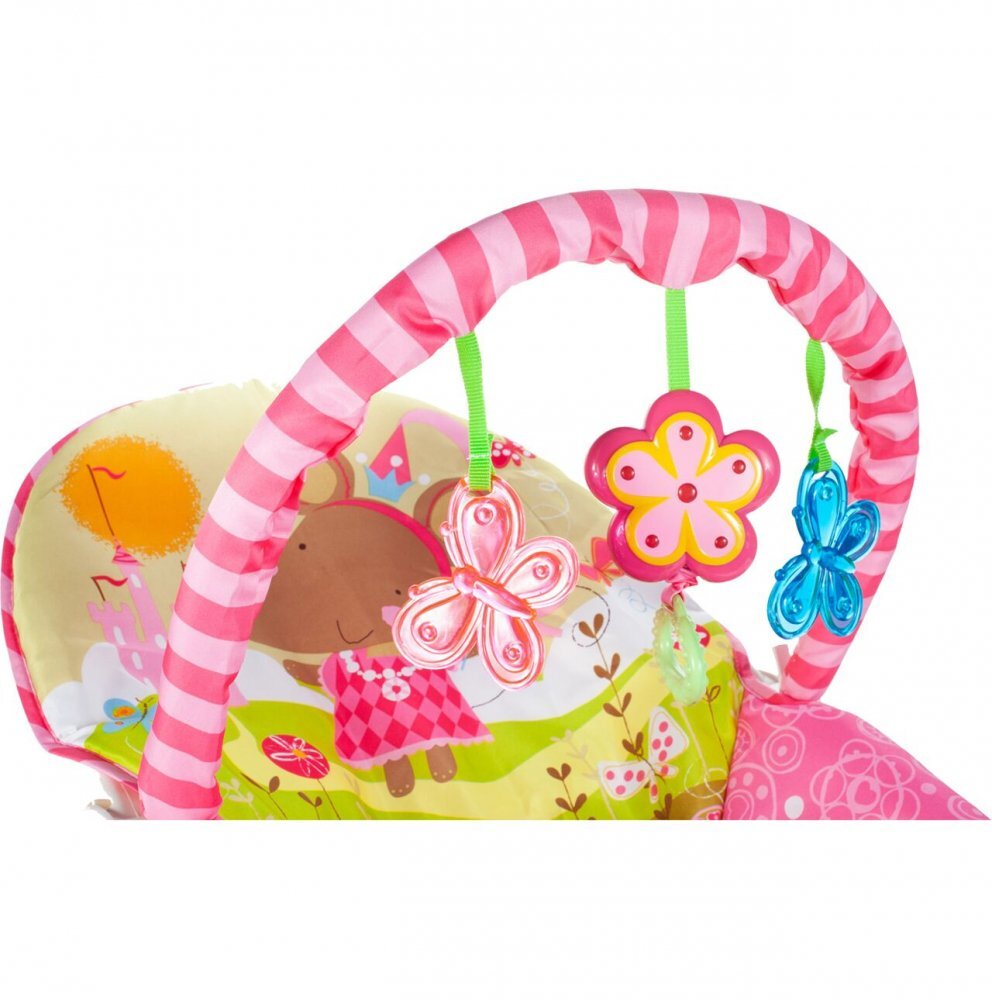 MalPlay Scaun balansoar pentru copii cu vibratii 3 in 1 Pink