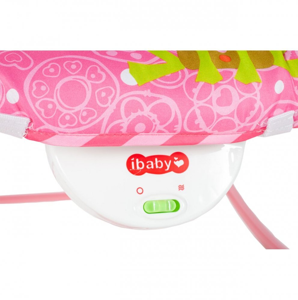 MalPlay Scaun balansoar pentru copii cu vibratii 3 in 1 Pink
