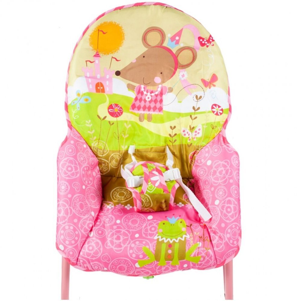 MalPlay Scaun balansoar pentru copii cu vibratii 3 in 1 Pink
