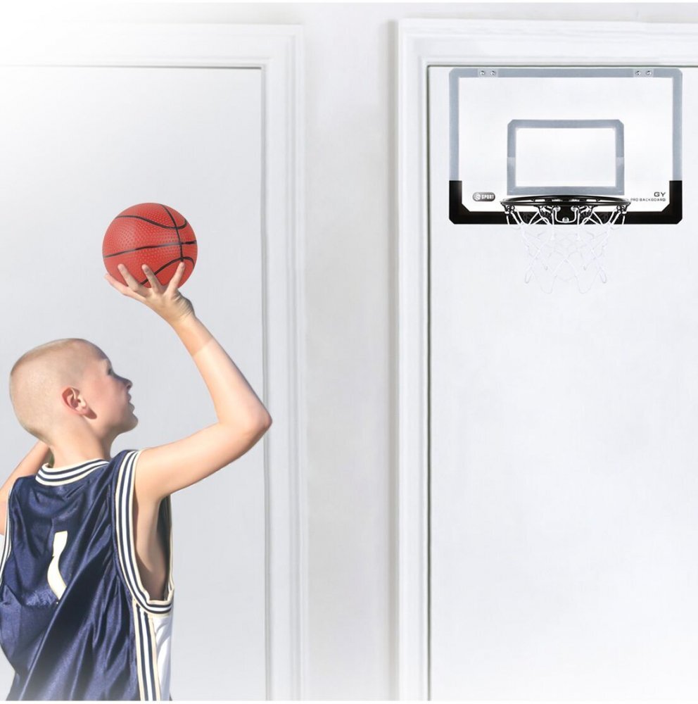 MalPlay Set cos de baschet cu minge si pompa inclusa pentru copii Sport
