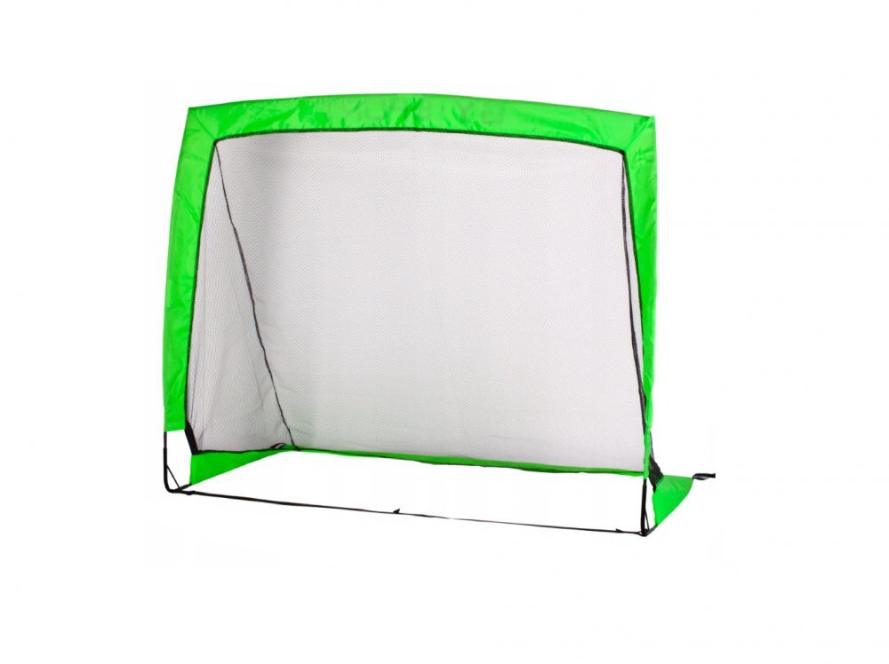 MalPlay Set de fotbal cu Poarta XL pliabila minge si pompa inclusa 120 x 90 cm Green