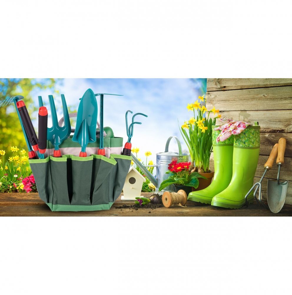 MalPlay Set de gradinarit pentru copii cu manusi stropitoare si unelte specifice incluse