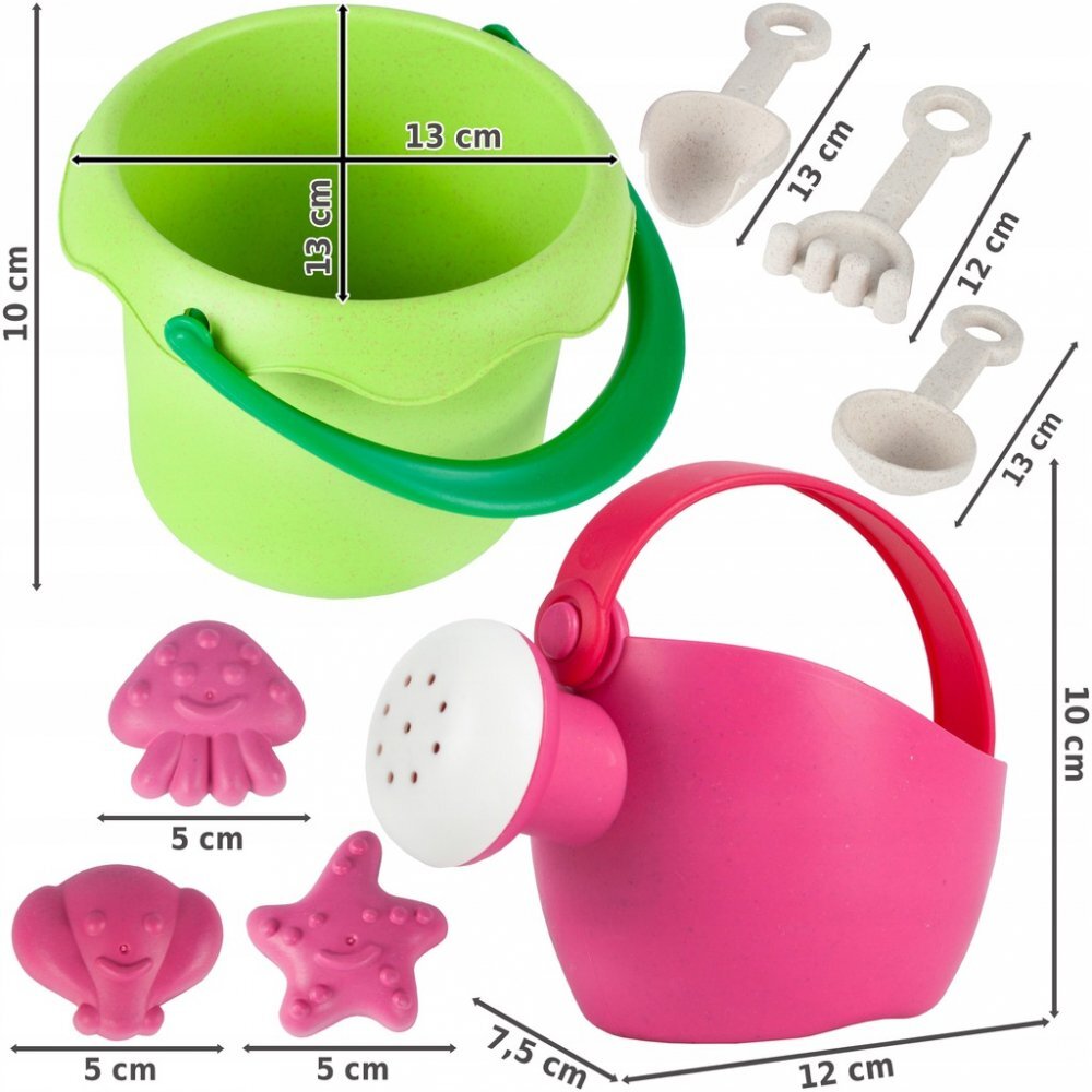 MalPlay Set pentru nisip galetusa cu stropitoare si 5 accesorii