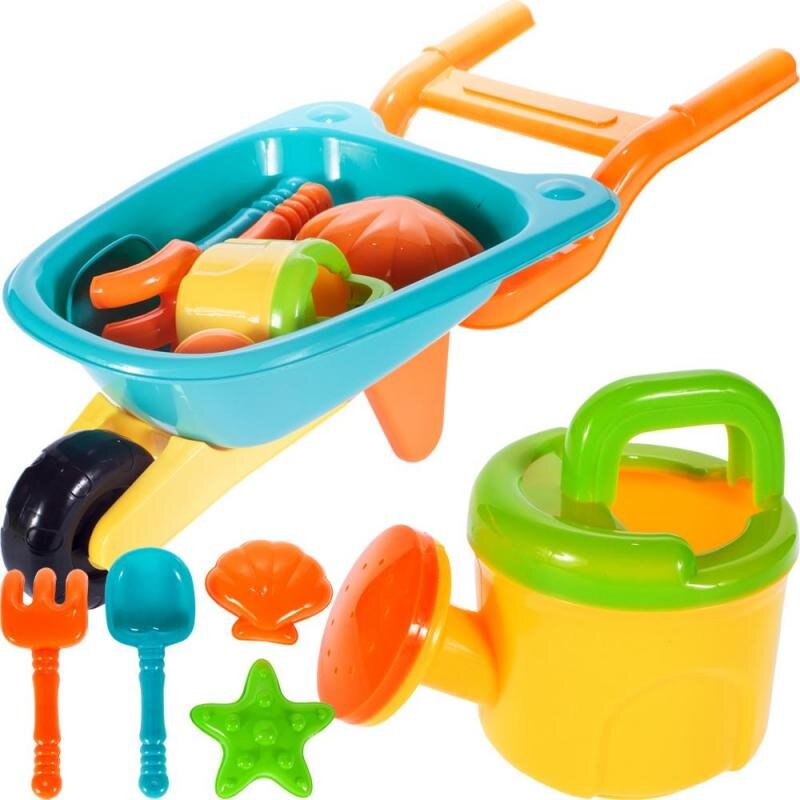 MalPlay Set roaba cu 6 jucarii de nisip