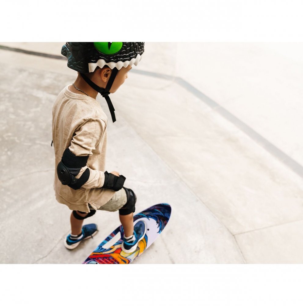 MalPlay Skateboard pentru copii cu roti LED luminoase si maner