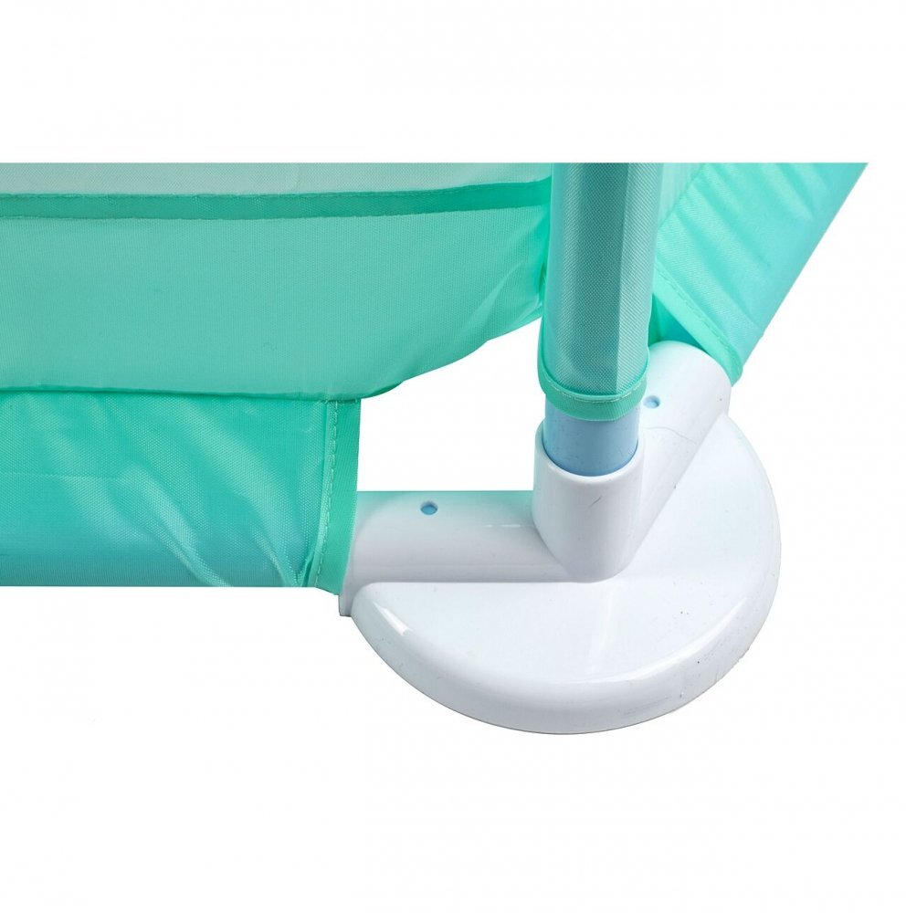 MalPlay Tarc de joaca pentru copii cu fermoar Blue 130 cm