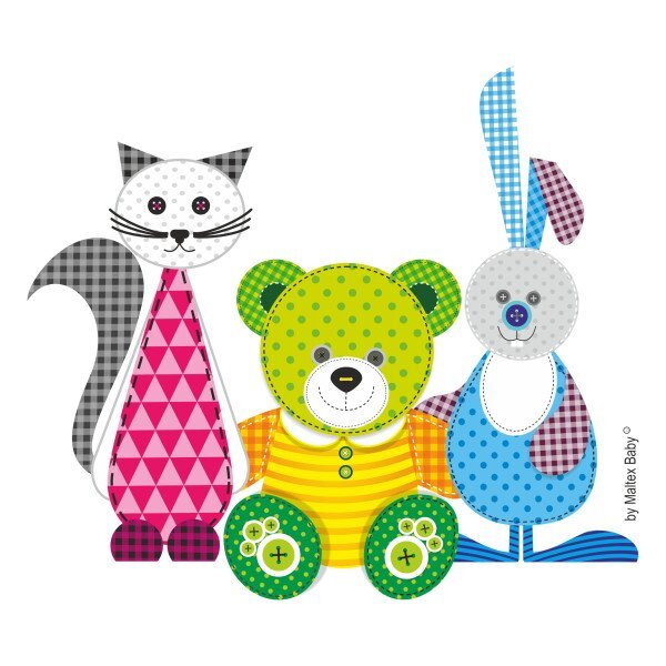 Maltex Baby Inaltator baie antiderapant Bear Friends mint