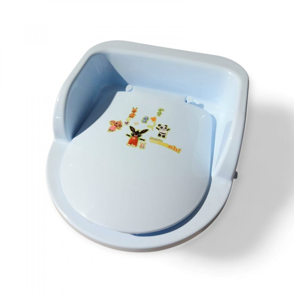 Maltex Baby Olita copii mini toaleta cu recipient detasabil bing light blue