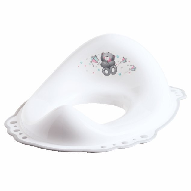 Maltex Baby Reductor toaleta copii antiderapant Bear Alb