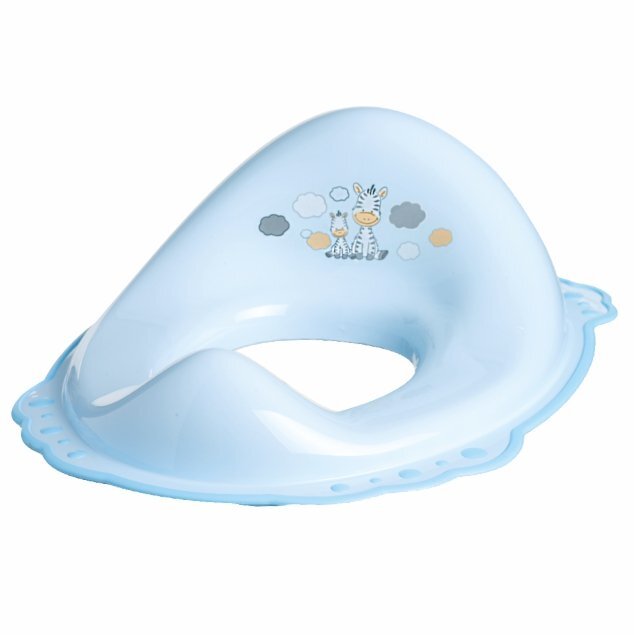 Maltex Baby Reductor toaleta copii antiderapant Zebra Light Blue
