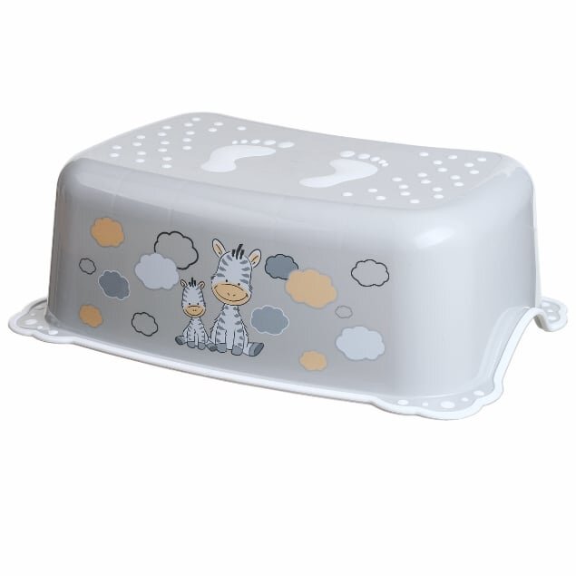Maltex Baby Set reductor toaleta cu capac moale si inaltator antiderapant zebra gri