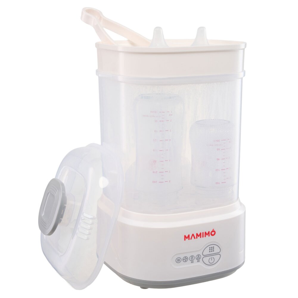 Mamimo Sterilizator electric cu aburi si functie uscare pentru bibroane BSD2005 5 biberoane sterilizare rapida oprire automata
