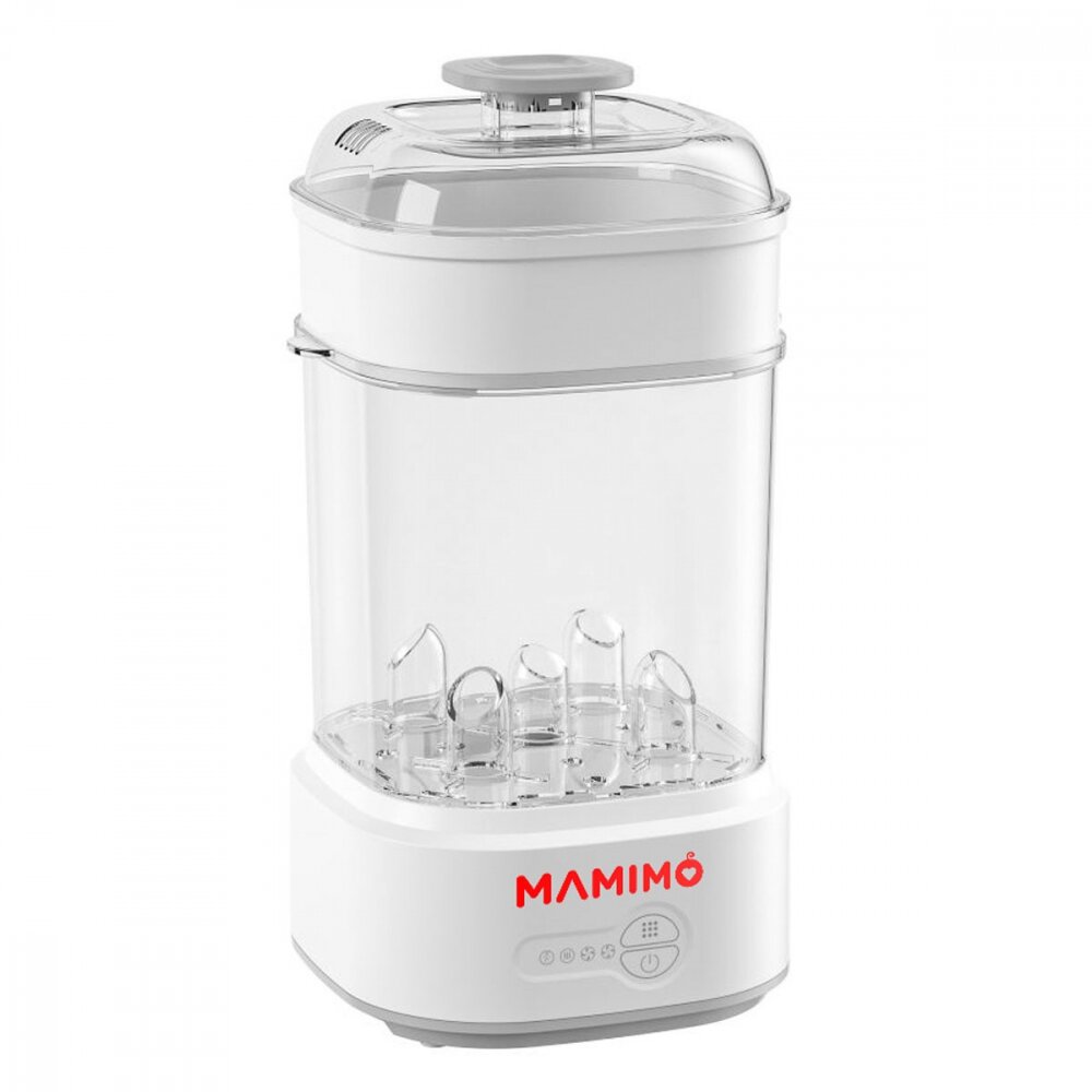 Mamimo Sterilizator electric cu aburi si functie uscare pentru bibroane BSD2005 5 biberoane sterilizare rapida oprire automata