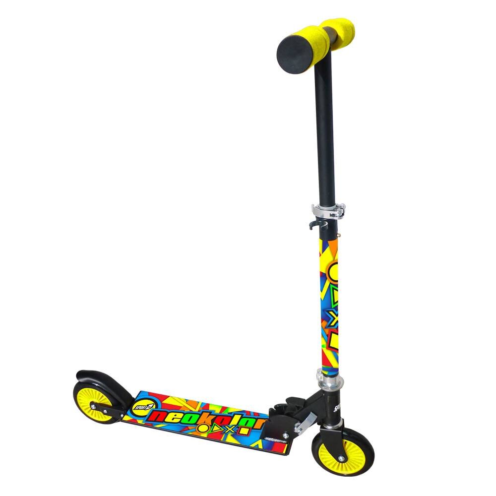 Mandelli Trotineta Neokolor negru cadru din aluminiu ghidon reglabil greutate admisa 50 kg