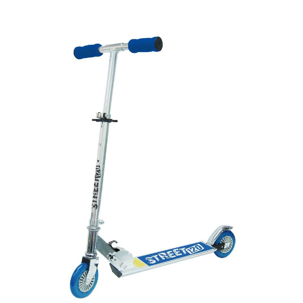 Mandelli Trotineta Street bleu cadru din aluminiu ghidon reglabil greutate admisa 50 kg