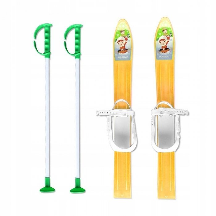 Marmat Schiuri copii 60 cm galben
