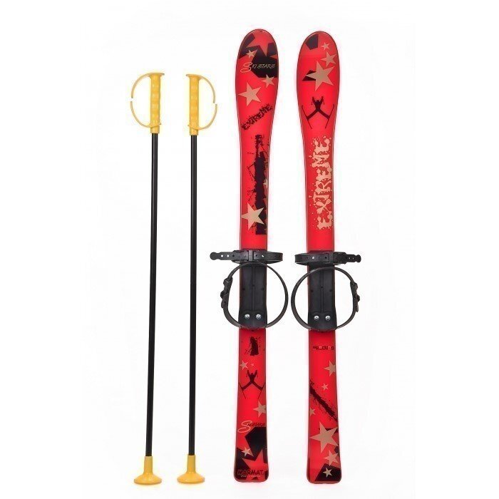 Marmat Schiuri copii 90 cm rosu