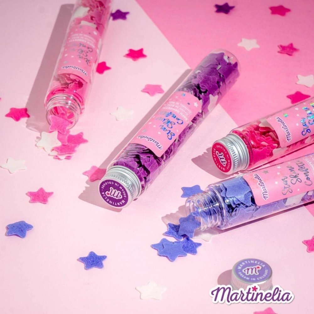 Martinelia Confetti parfumate de sapun pentru baie cu aroma de cirese 25 g