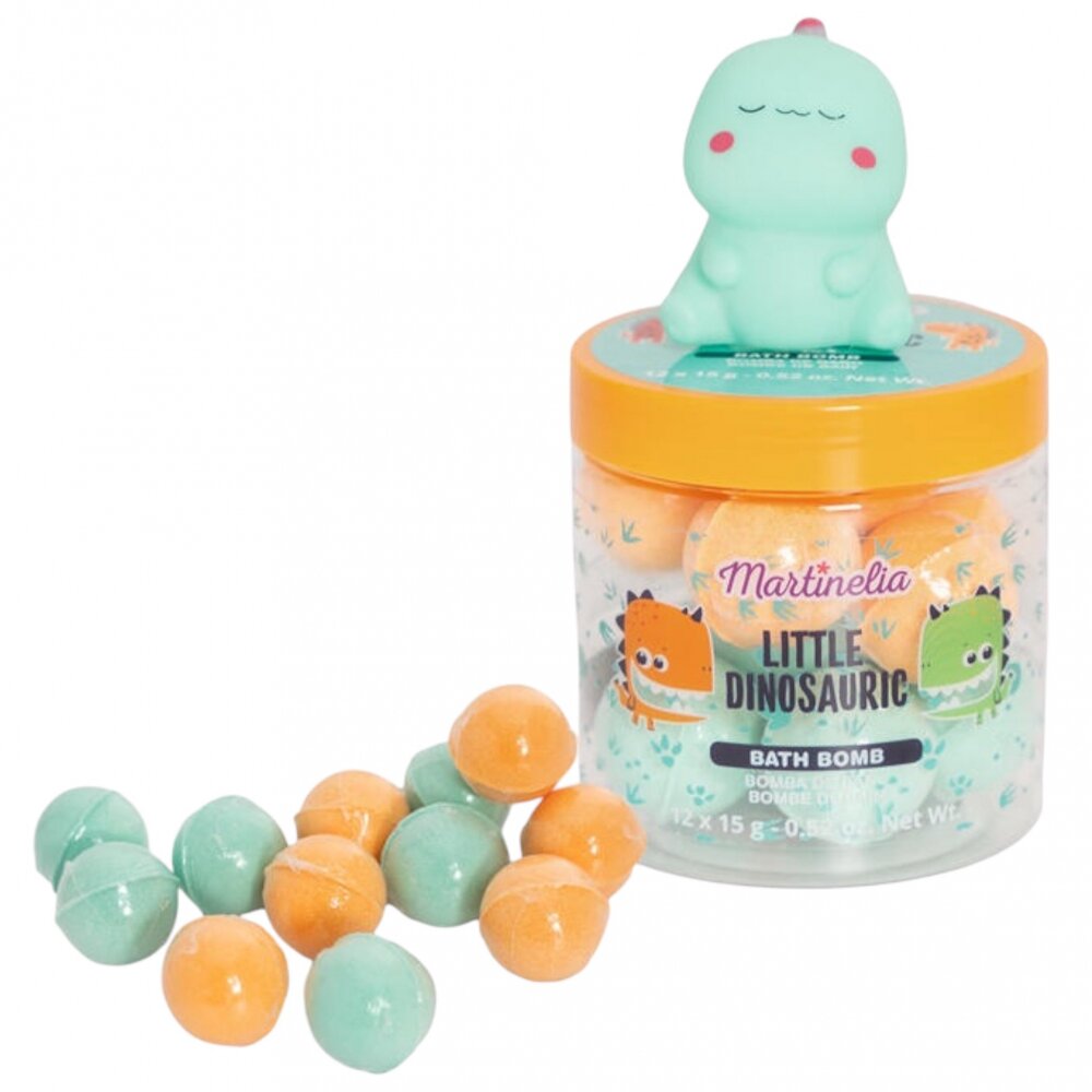 Martinelia Set 12 bombe efervescente pentru baie Little Dinosaur 180g