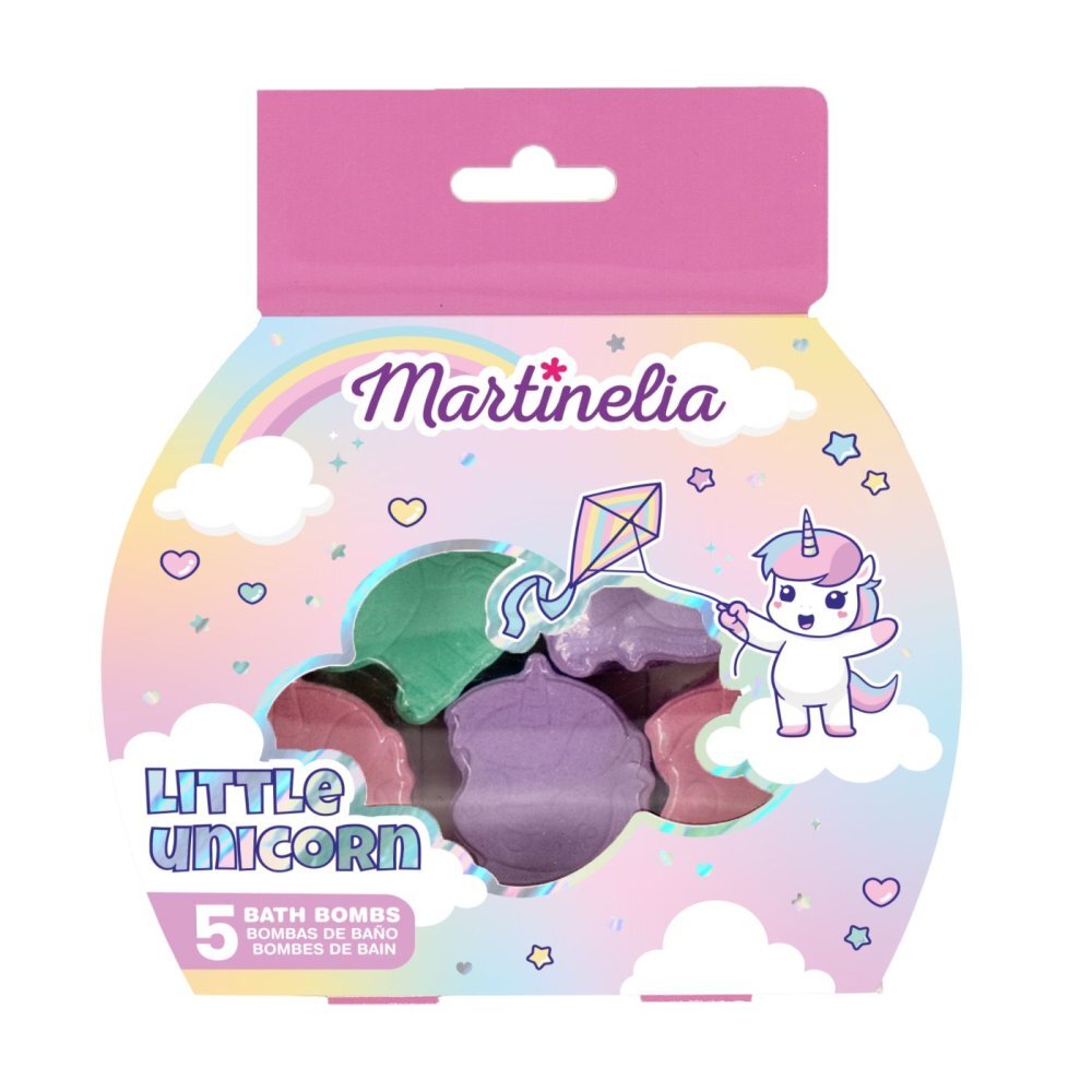 Martinelia Set 5 bombe de baie Little unicorn
