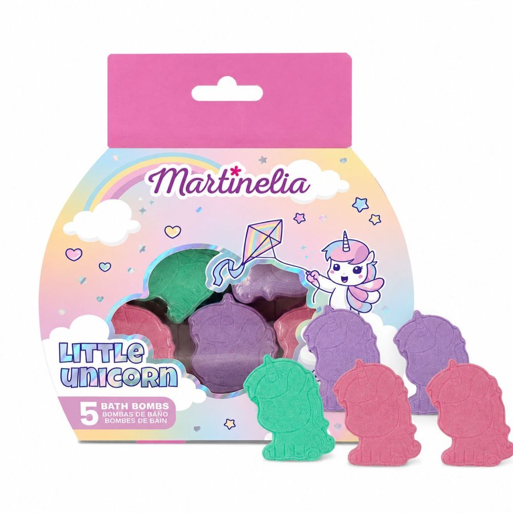 Martinelia Set 5 bombe de baie Little unicorn