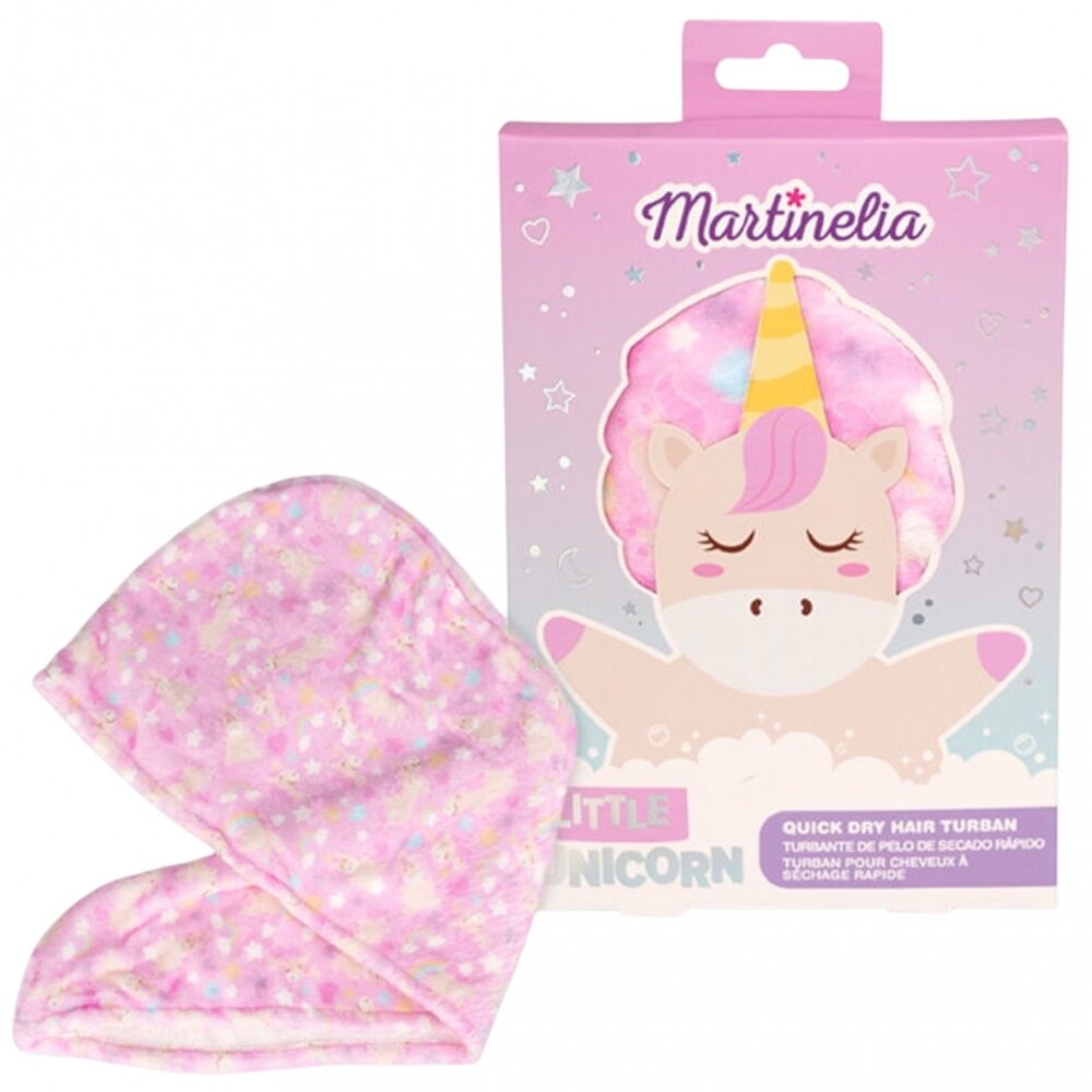 Martinelia Turban de par pentru uscare rapida Little Unicorn