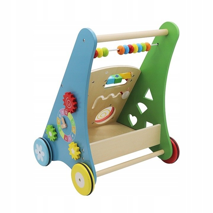 Matadi Antepremergator cu activitati educative din lemn Multicolor