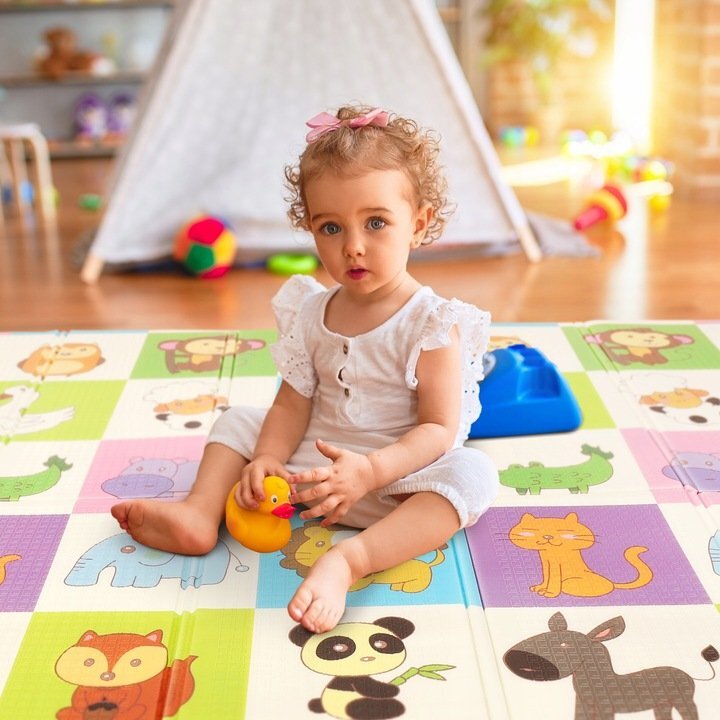 Matadi Covoras educational din spuma XPE cu doua fete 180x200 cm Animals Road