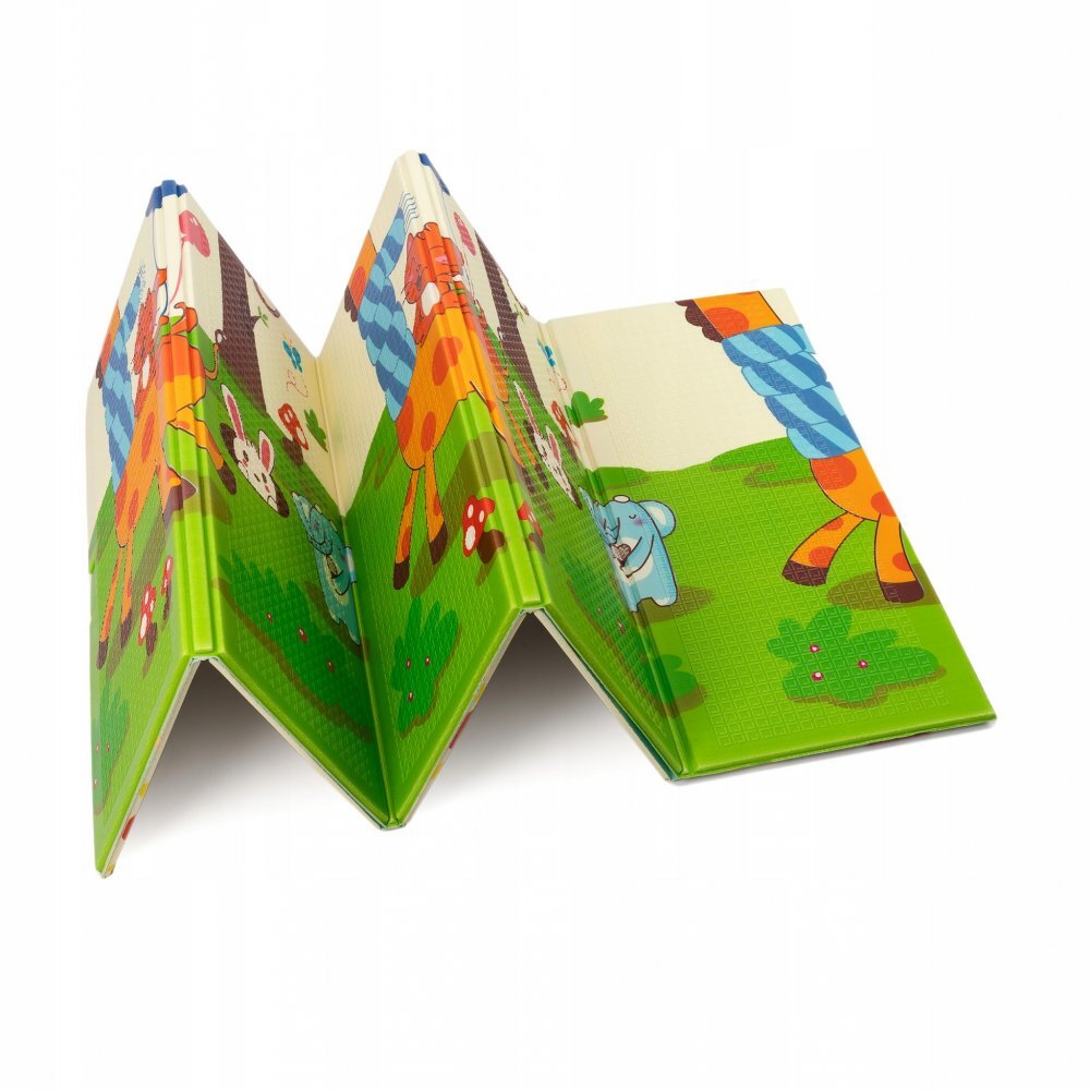 Matadi Covoras educational din spuma XPE cu doua fete 180x200 cm City Animals