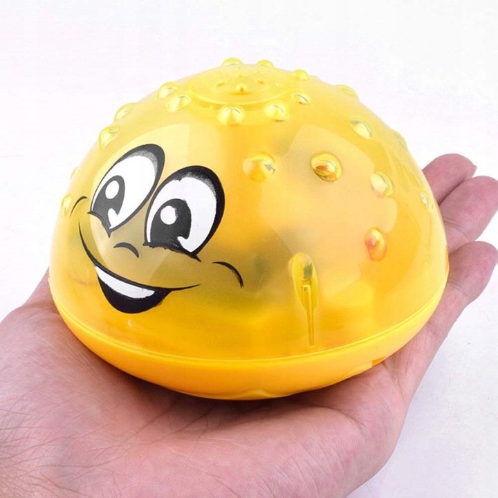 Matadi Jucarie de baie Fantana arteziana cu luminite 10 cm Yellow
