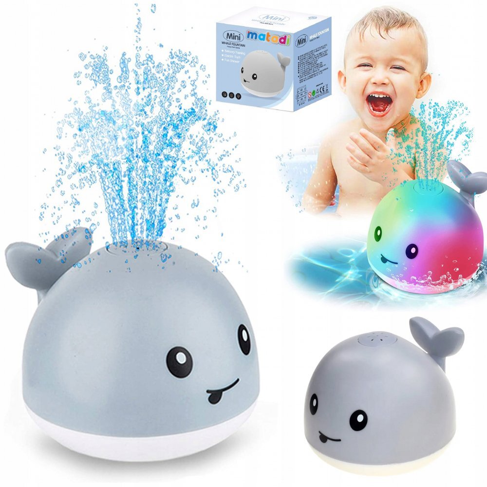 Matadi Jucarie de baie Shining Whale Grey