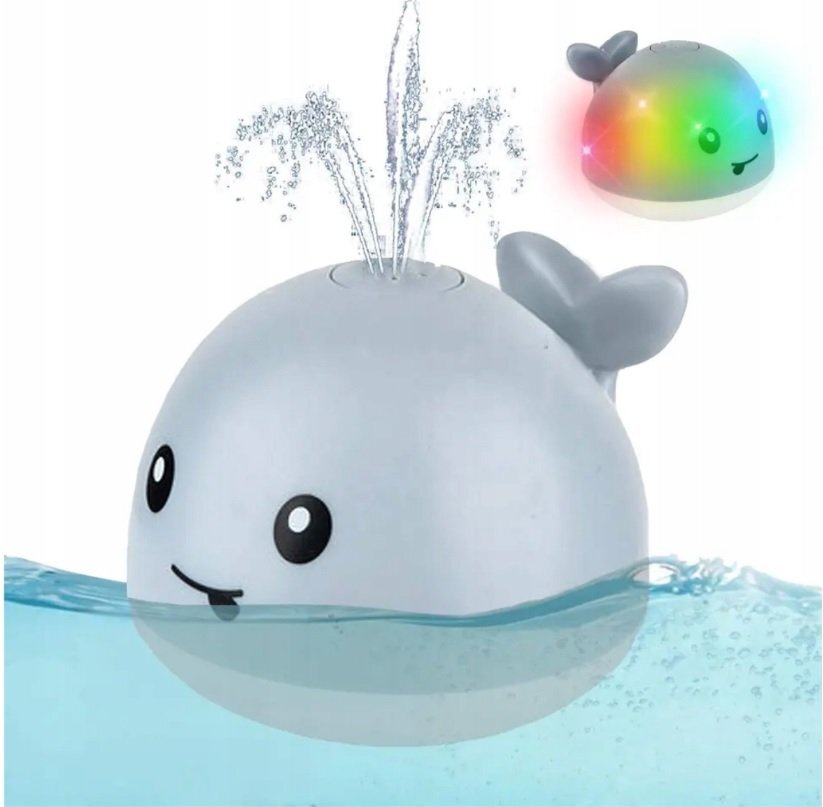 Matadi Jucarie de baie Shining Whale Grey