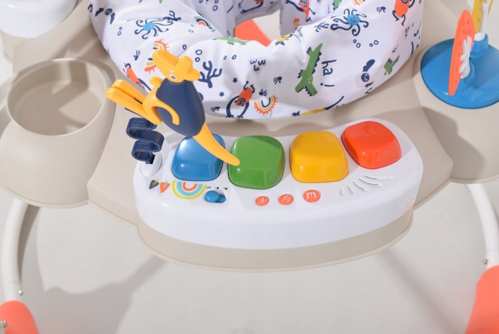 Matadi Jumper interactiv 3in1 pentru copii Forest cu lumini si efecte sonore masuta educationala inaltime reglabila sezut ergonomic