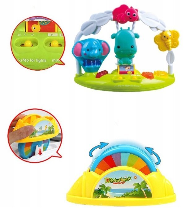 Matadi Jumper interactiv 3in1 pentru copii Forest cu lumini si efecte sonore masuta educationala inaltime reglabila sezut ergonomic