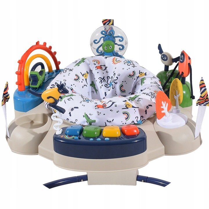 Matadi Jumper interactiv 3in1 pentru copii Forest cu lumini si efecte sonore masuta educationala inaltime reglabila sezut ergonomic