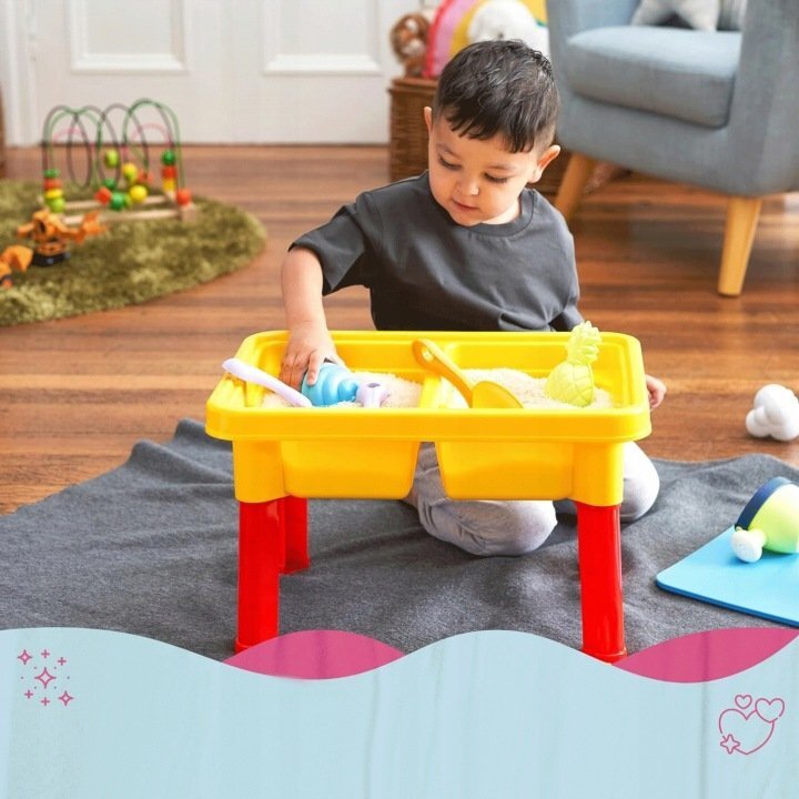 Matadi Masuta 2in1 de activitati cu apa si nisip capac si accesorii joaca incluse