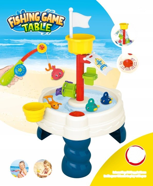 Matadi Masuta de pescuit interactiva cu apa si nisip Fishing Table