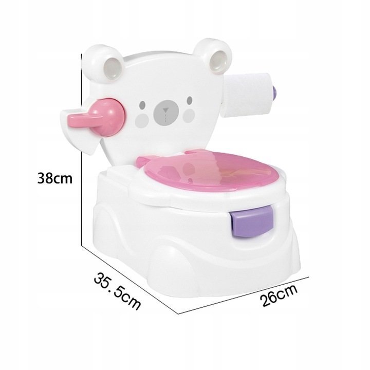 Matadi Olita interactiva educationala 2in1 Teddy Bear Pink