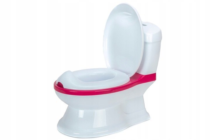 Matadi Olita muzicala tip minitoaleta cu suport servetele umede si hartie igienica Red