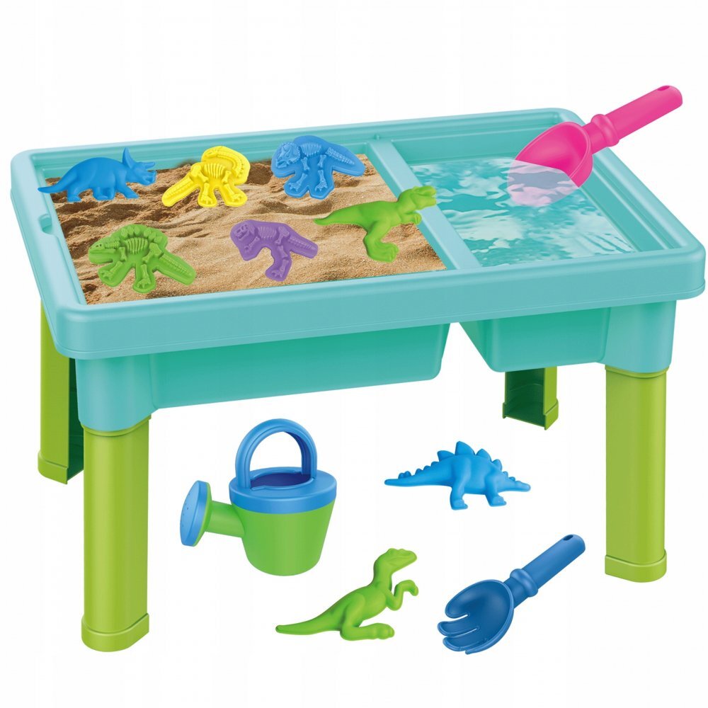 Matadi Set de joaca 3in1 pentru plaja si gradina cu cort Dino41 accesorii inclusedinozaur lansator cu bile
