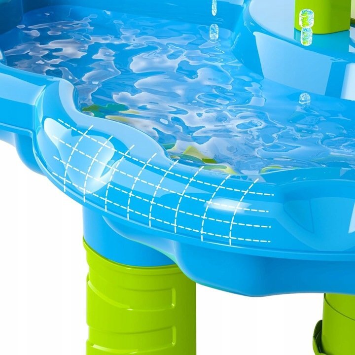 Matadi Set mare de joaca 2in1 cu apa si nisip Water Toy3 nivelejucarii inclusemargini rotunjitemoara de apastropitoaredimensiune 59x59x76 cm
