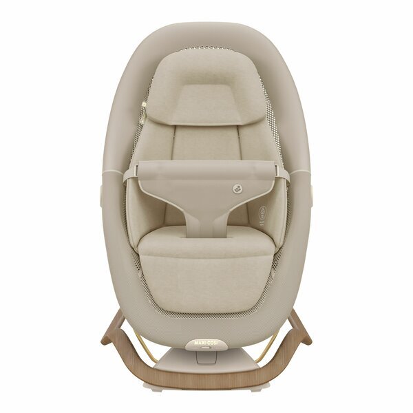MAXI COSI Balansoar pentru copii Maxi-Cosi Dove Pro Elegance Beige cu vibratii tetiera reglabila 3 pozitii de inclinare huse detasabile greutate admisa 15 kg