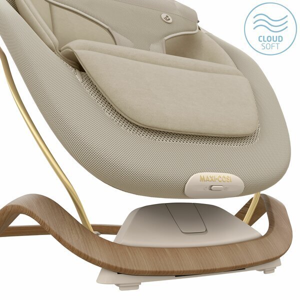 MAXI COSI Balansoar pentru copii Maxi-Cosi Dove Pro Elegance Bronze cu vibratii tetiera reglabila 3 pozitii de inclinare huse detasabile greutate admisa 15 kg